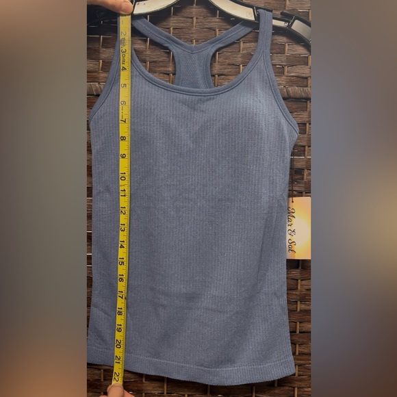 Blue Racerback Tank - Picture 8 of 8